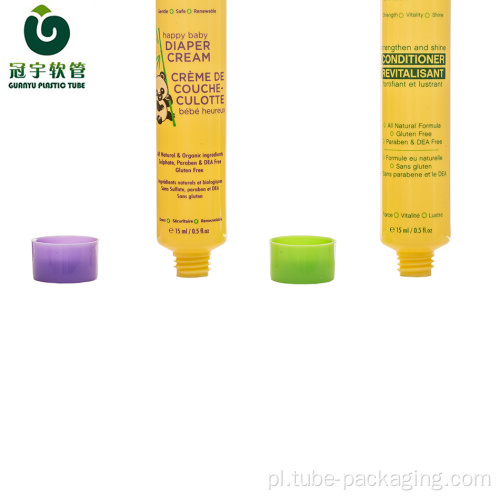 15 ml kosmetycznych rurek do pakowania balsam do ciała dla dzieci